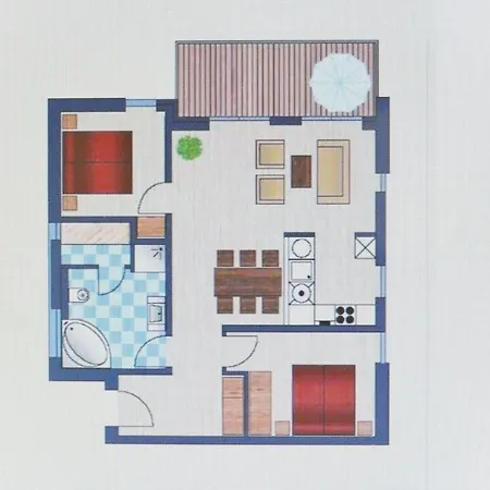Nordseegluck Apartament Schillig